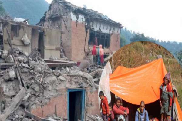 भूकम्पपीडितलाई अस्थायी आवास निर्माणका लागि रकम दिइने